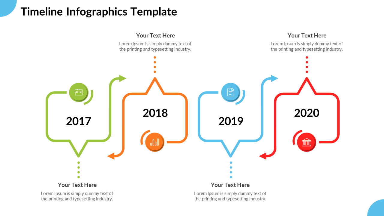 The Best Timeline Infographics Template for presentation